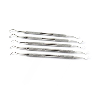 Juego de Instrumentos Quirúrgicos Dentales de Alta Calidad, Reutilizables, Espátula Manual para Relleno de Resina Compuesta, Acero Inoxidable Plateado, CE - Product Image 1