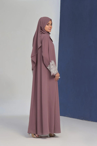 Fabricante profesional nuevo estilo señoras Abaya ropa islámica de alta calidad secado rápido transpirable musulmán manga larga Abaya - Product Image 3