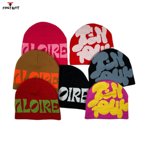 Bonnet d'hiver unisexe en coton de haute qualité, broderie 3D, logo personnalisé, vente en gros, respirant, imperméable - Product Image 1