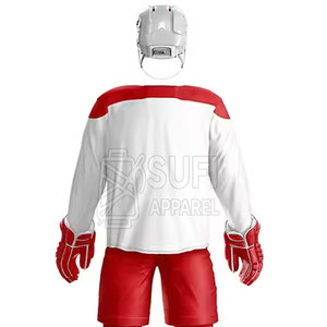 Uniformes de Hockey sobre Hielo de la Mejor Calidad para Hombres Adultos - Servicio OEM 100% Poliéster Ecológico Transpirable de Secado Rápido Colores Personalizados - Product Image 6