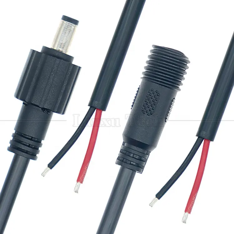 IP67 Waterproof Male Female 5.5X2.1mm 5.5x2.5mm 3.5x1.35mm Jack DC Power Extension Cable