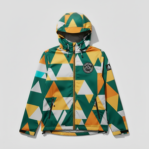 Chaqueta Bomber Cortavientos Personalizada para Equipos - Teñido Liso, Invierno, Vintage, Impermeable, Cortavientos, Decoración con Apliques, 100% Poliéster - Product Image 5