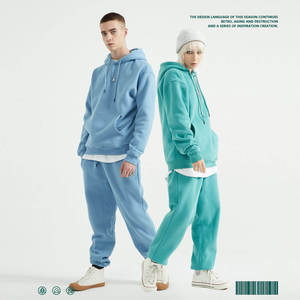 เสื้อฮู้ดผ้าคอตตอน300 GSM เสื้อสเวตเตอร์ใช้ได้ทั้งชายและหญิงใส่สบายเสื้อผ้าลำลองให้ความอบอุ่นมีสไตล์ - Product Image 3