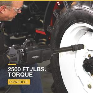 Clé à chocs pneumatique robuste de 1 pouce avec anse de 8 pouces et poignée en D, 10 CFM, 2 500 Ft.-Lbs. Mécanisme à double marteau à couple élevé - Product Image 5