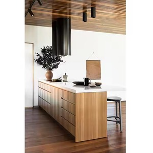 Gabinetes de cocina modernos multifuncionales plegables listos para ensamblar, tablero de partículas de Isla de fábrica SANYANG de diseño personalizado - Product Image 1