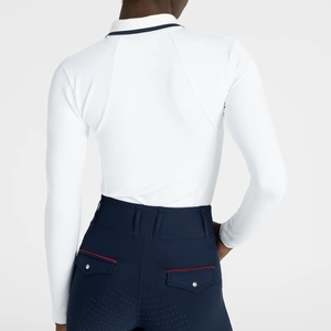 Camiseta ecuestre deportiva Ajuste perfecto técnico Ropa personalizada a granel Venta al por mayor Equitación Baselayer Top Camisas - Product Image 5