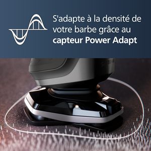 Afeitadora Rotatoria Eléctrica Azul, para Uso en Seco/Húmedo, Triple Cuchilla, Resistente al Agua IPX7, Recortadora Extraíble, Estuche de Viaje, Sistema de Limpieza para Rostro - Product Image 3