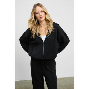Felpa con Cappuccio e Zip a Maniche Lunghe in Tessuto Morbido ed Elastico da Donna GRIMELANGE <span class=keywords><strong>AMOURA</strong></span> - Product Image 1