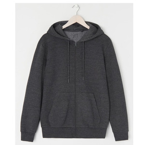 Sweat à capuche zippé personnalisé surdimensionné 500 400gsm coton lourd fermeture éclair complète et impression bouffante pour l'hiver - Product Image 2