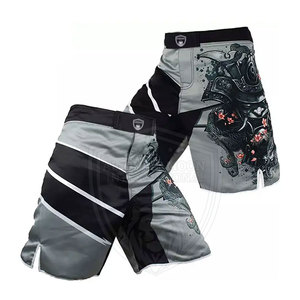 Pantalones cortos de entrenamiento MMA con logotipo personalizado de diseño profesional Pantalones cortos MMA de alta calidad Venta al por mayor Pantalones cortos recién llegados - Product Image 2