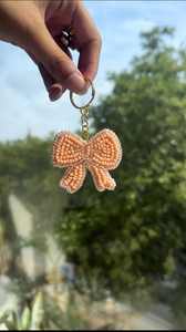 YF2212 cône pierre porte-clés guérison cristal verre pierre précieuse perle porte-clés sac accessoire cadeau pour maman/ami - Product Image 2