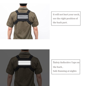 Custom Logo Anti-Theft Lightweight Nylon Polyester Waterproof Fashion Outdoor Sports Running Tactical Chest <b>Bag</b> <b>Men</b> Workouts - Product Image 6