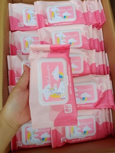 ผ้าเช็ดทำความสะอาดเด็กสูตรน้ำบริสุทธิ์ ผ้าเช็ดทำความสะอาดเด็กแบบไม่ก่อให้เกิดอาการแพ้ แจกตัวอย่างผ้าเช็ดทำความสะอาดเด็กฟรี - Product Image 2