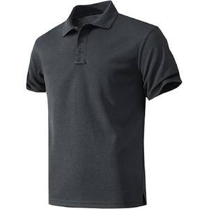 Nuevo 2025, camiseta Polo lisa de calidad superior para hombre, camisetas de Polo de Golf informales deportivas de manga corta en blanco para venta al por mayor - Product Image 1
