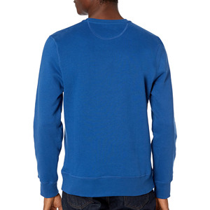 Solid Color Plain Dyed Men's Pullover Sweatshirts Windproof Breathable Eco-Friendly Regular Fit Oversized Winter <b>Thick</b> <b>Fleece</b> - Product Image 2