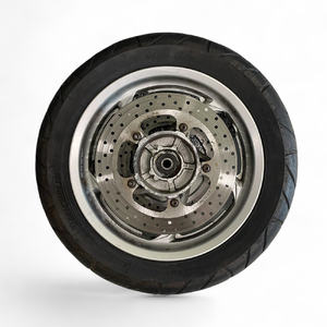 Roue avant complète en alliage d'aluminium pour Yamaha Majesty 400 2005, état neuf, moyeu de roue de moto - Product Image 1