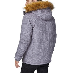 Haute qualité hommes hiver Parka épais chaud coupe-vent vêtements d'extérieur décontractés avec col montant High Street Style disponible taille moyenne - Product Image 3