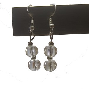 Pendiente de cristal de Agua de Cristal alto cuentas facetadas piedras preciosas curativas cristal joyería de moda pendientes joyería para mujer mayorista - Product Image 6