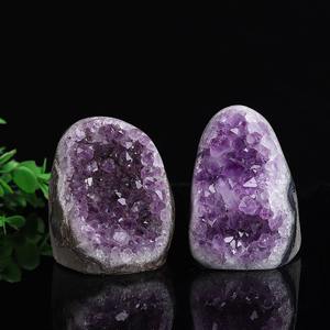 Pendule en améthyste naturelle, éco-responsable, fait main, exportateur indien, pour la méditation, le soulagement du stress, l'énergie positive - Product Image 2