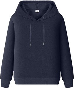 Sudadera con capucha de invierno con logotipo personalizado de gran tamaño en blanco de algodón con bolsillo de canguro para hombres cómoda y transpirable de gran tamaño - Product Image 4
