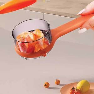 Éplucheur de fruits et légumes multifonctionnel en acier de marque japonaise, grande lame en plastique, boîte de rangement - Product Image 3