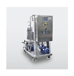 Fabriqué en Italie Machine semi-automatique de filtre à flux croisé pour le vin, la bière Filtration de liquide industrielle disponible à un prix abordable