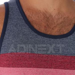 Venta Directa de Fábrica, Camiseta sin Mangas para Hombre, Nueva Colección 2026, Cómoda, Transpirable, Tejida, Informal, de Alta Calidad, Poliéster/Algodón - Product Image 6