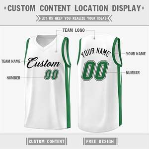 Maillots de basket-ball personnalisés pour hommes, uniformes d'équipe pour jeunes adultes, impression par sublimation en forte demande, tissu en maille respirant, fournisseur OEM - Product Image 2