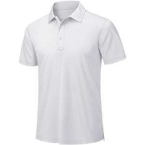 เสื้อกอล์ฟสำหรับผู้ชายกันรอยยับกระเป่าปักโลโก้แบบลำลองผ้าถักแบบเรียบง่ายไม่มีรอยยับ - Product Image 1