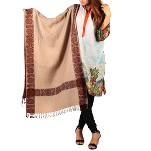Châle de style vintage pour femmes personnalisé en laine de cachemire de haute qualité disponible en différentes tailles tarif de gros pour les musulmans département - Product Image 6