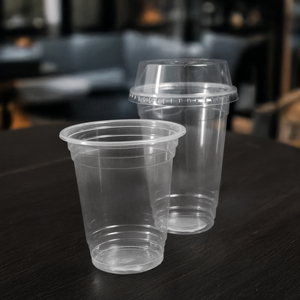 Fabricante de Vietnam al por mayor vasos de plástico desechables transparentes 12oz 16oz 24oz estilo de pared simple para bebidas frías de té - Product Image 1