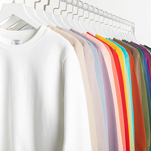 Camisetas de manga larga de bloque de color liso para hombre Camisetas básicas de manga larga de fabricación OEM Camisetas de hombre de colores personalizados MOQ bajo - Product Image 4