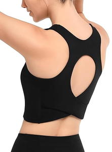 Soutiens-gorge de sport à fort impact pour femmes, grande taille, sans rembourrage, sans armatures, soutien-gorge de sport, contrôle du rebond - Product Image 2