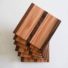 Dessous de verre carré en bois de meilleure qualité, taille personnalisable écologique, style classique avec 300mm de diamètre, nouveauté - Product Image 3