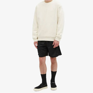 Shorts en maille pour homme de haute qualité 100% coton, taille mi-haute, avec poches à motif uni, respirants pour la salle de sport, l'entraînement et la course à pied - Product Image 3