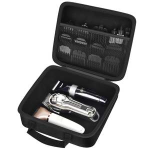 Tondeuse à cheveux portable avec sac de rangement étanche IPX7, lames en acier inoxydable, alimentée par batterie, pour kits de coupe de cheveux - Product Image 4