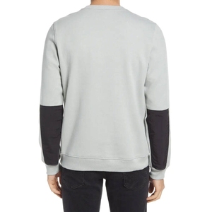 Unisex <b>Plain</b> <b>Sweatshirt</b> OEM Soft Touch Long Sleeve Crewneck Casual Wear Minimalist Cotton Pullover Wholesale - Product Image 3
