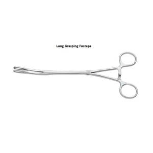 Pinzas Quirúrgicas de Acero Inoxidable de 320 mm para Atrapar Órganos y Tejidos, Serradas, Sin Trinquete, Pinzas para Sujetar Esponjas - Product Image 2