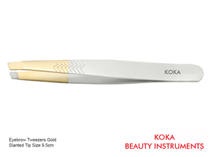 Pinza de Nariz de aguja en ángulo Tamaño 4,5 pulgadas (Mejor para pestañas) por Koka International - Product Image 3