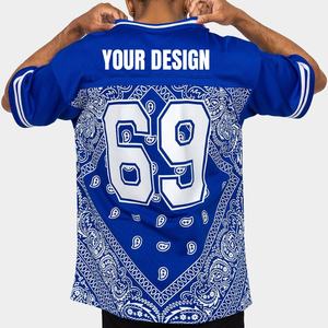 Camisetas de Fútbol Americano Personalizadas y Elegantes, Sublimadas, 100% Poliéster, Totalmente de Malla, Cuello en V, Antibacterianas, de Secado Rápido, Transpirables, Unisex - Product Image 5