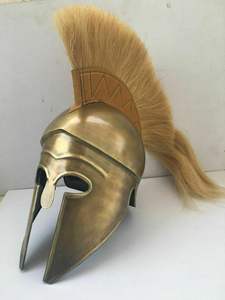 หมวกเกราะโลหะดีไซน์ทันสมัยสำหรับผู้ที่ชื่นชอบ ให้การป้องกันที่เหนือกว่าและดีไซน์แบบนักรบประวัติศาสตร์ดั้งเดิม - Product Image 2