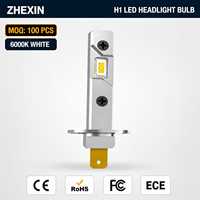 Ampoule de phare de voiture LED H1 6000K Blanc froid 35W 3200lm 12V Lampe de remplacement pour véhicule universel