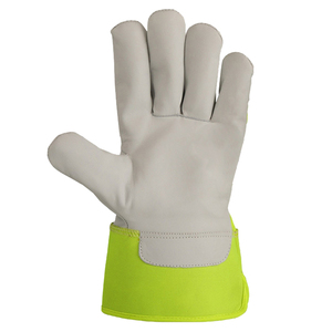 Heavy Duty Cowhide Leather Thermal Eco-Friendly Building Site Safety <b>Gloves</b> Winter Industrial Mechanic Use-Durable <b>Touchscreen</b> - Product Image 4