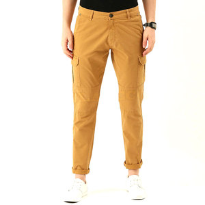 คุณภาพสูงสไตล์ที่ไม่ซ้ํากันกางเกงคาร์โก้ Street สวมใส่ผู้ชายกางเกงคาร์โก้สีทึบผู้ชายกางเกงคาร์โก้ - Product Image 1