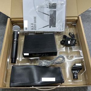 Sistema de Micrófono Inalámbrico QLXD4 <span class=keywords><strong>SM58</strong></span>/Beta58a UHF True Diversity, Kit de Micrófono de Mano para Karaoke, para Iglesia, para <span class=keywords><strong>Shure</strong></span> - Product Image 1