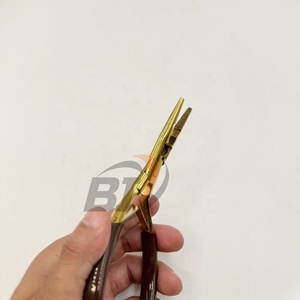 BEAUTIVIA Pince à extensions capillaires multifonction en acier inoxydable entièrement incurvée de haute qualité avec logo personnalisé pour le coiffage - Product Image 4