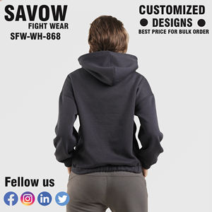 Sudaderas con capucha para mujer, venta al por mayor, jersey de gran tamaño, sudaderas recortadas de algodón, ropa de calle con capucha, chaquetas de lana, ropa informal de invierno - Product Image 2