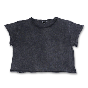 Camiseta Casual de Mujer sin Cuello, Manga Corta, Antiarrugas, 100% Algodón, 160 g/m² - Product Image 1