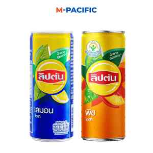 ชาน้ำแข็ง liptonn สินค้าไทยแท้พร้อมดื่มมะนาว245มล. มีในสต็อก