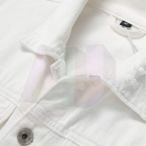 Veste en jean décontractée d'hiver pour homme, élégante, respirante, coupe-vent, 100% coton, design durable, construction confortable, facile à porter - Product Image 3